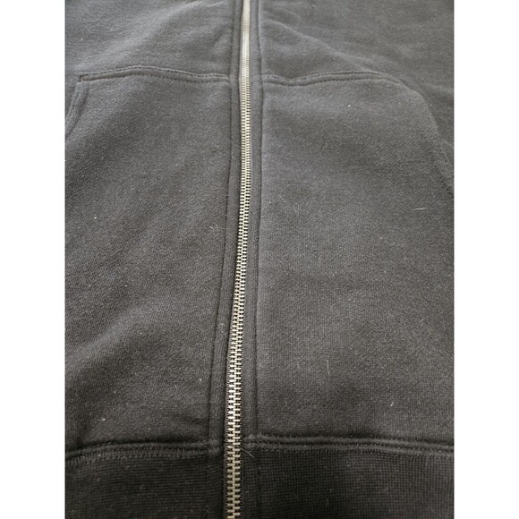 Independent Trading Co. Black Hood Sweatshirt Medium Hoodie Embroidered Logo - Picture 7 of 10